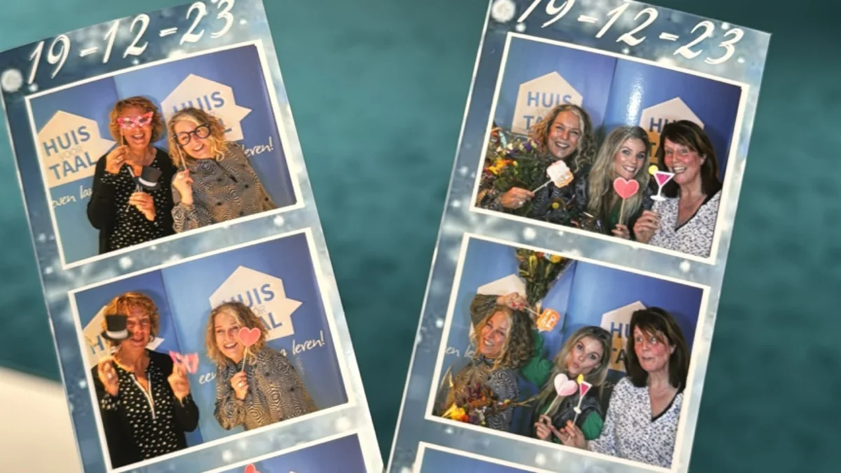 Gepersonaliseerde BroBooth fotostrips tijdens een evenement